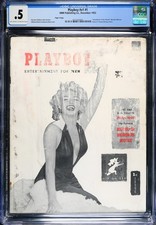 Marilyn Monroe 1st Ever 1953 Playboy Volume #1 Magazine Page 3 CGC 0.5 Authentic picture