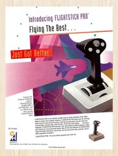 1994 CH Products Flightstick Pro For IBM Original Advertisement v3 picture