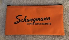 VINTAGE SCHWEGMANN GIANT SUPER MARKETS BANKING BAG GREAT CONDITION - NOLA - RARE picture