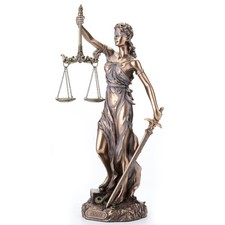 Unicorn Studio WU76457A4 Cardinal Virtues Our Lady of Justice Statue, 12-inch picture