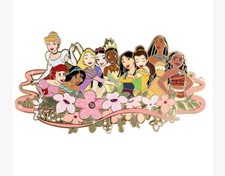 Disney PALM Princess Jumbo Collectible Pin LE 500 Confirmed picture