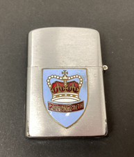 Vintage Cleancut Commonwealth Crest Military Lighter Korea-Japan Map Design 50's picture