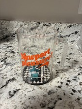 VINTAGE NEWPORT CIGARETTE PROMO NEWPORT PLEASURE INDY RACE CAR PLASTIC MUG 1970S picture