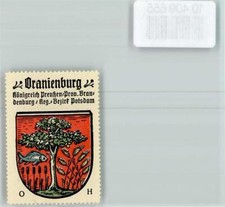 10409655 - 1400 Oranienburg Vignette Coat of Arms Coffee Hag ca 1920-1940 picture