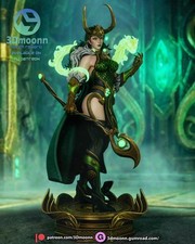 1:8 Lady Loki Marvel Rivals Fan Art UNPAINTED Resin Garage Kit picture