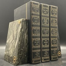 J.C. Walsh & Sons Connemara Marble & Gold 2pc Bookends Ireland 3.28kg/7.24lbs picture