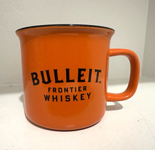 Bulleit Frontier Whiskey Orange/Black Printed Ceramic Mug w/ Handle, Round picture