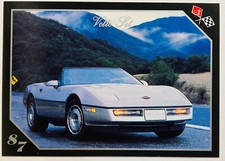 1991 Vette Set Collect-a-Card 1987 Corvette Convertible #63 tc1 picture