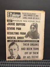 1971 Oct 10th The Exploiter Newspaper, Jack The Ripper’s Successor (VRN10K) picture