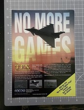 TFX Tactical Fighter Experiment 1993 Print Ad 90’s Video Game Advertisement picture