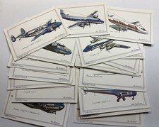 1974 Aircraft Postcard Lot 24 Roy Andersen Art United Capital Jets Prop Airliner picture