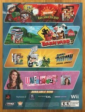 2006 Nicktoons/Barnyard/Danny Phantom/Unfabulous PS2 DS GBA Wii Print Ad/Poster picture