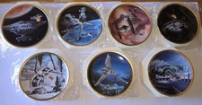 Lot Of 7 Star Wars Space Vehicles Hamilton Plate Collection COA All Brand New picture