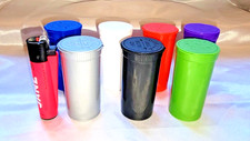 13 DRAM Plastic Pop Top Pill / Stash Containers (Approx 1/8oz) x7pcs - US Seller picture