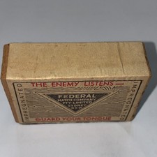 *Vintage*3x Federal Safety Matchboxes
