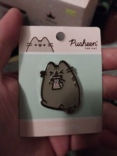 NEW ON CARD Sanrio Pusheen Apple Juice Metal Enamel Pin picture