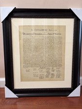 Declaration Of independence Replica -United States  1776 - George Washington NEW picture