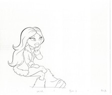 BRATZ Dana Commercial Production Animation Cel Drawing 2003 B-012 picture