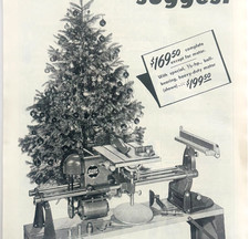 1950 Shop Smith Bench Lathe Advertisement Vintage Christmas Machining DWX11B picture