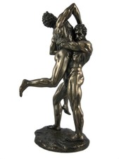 Design Toscano US 10.75 Inch Greek Replica Figurine Hercules and Antaeus picture