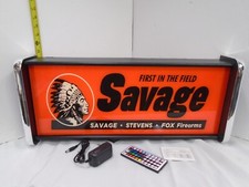Savage first in the Field LED Display lighted sign lightbox Wall hanging Light picture