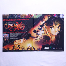 2002 Grandia Xtreme PS2 Video Game Promo Vintage 2 Page Print Ad Advert picture