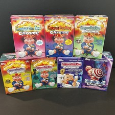 2013-25 GARBAGE PAIL KIDS CHROME SERIES 1 2 3 4 5 6 7 SEALED BLASTER BOX LOT picture