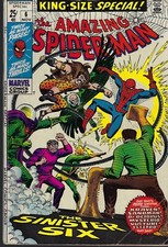 Amazing Spider-Man, Annual(MVL-1969)#6 KEY-PRTL REPRINT ORIGIN SINISTER SIX(6.0) picture