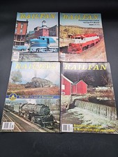 Railfan Magazine 1976 Lot of 4 Issues, Train & Railroad History, VG+ Cond picture