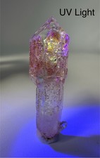 Petroleum Included Quartz Scepter (Firefly) From Madagascar (See Description) picture