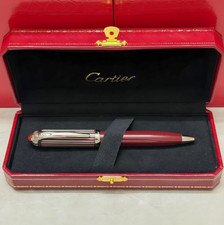 Cartier Red Ballpoint Pen Luxury Writing Instrument Executive Gift New Box picture
