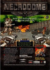 Mindscape Necrodome Vintage 1996 Print Ad Windows 95 PlayStation picture
