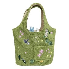Ghibli Park Limited My Neighbor Totoro Reversible Tote Bag Green Japan NEW picture