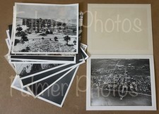 12 Rare VTG B&W 8x10 AERIAL PHOTO Clearwater Beach & Causeway 1920s & 1930s COA picture