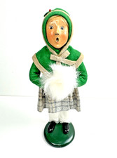 Vintage Byers' Choice Ltd. 1995 Snow Girl Caroler Doll Figurine w/ Hand Muff picture