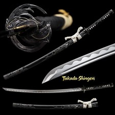 handmade Ghost of Yōtei japanese katana sword fox kashirae sharpened blade picture