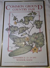 Rare Vintage 1995 Common Ground Fair Windsor Maine Large 23