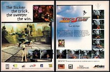 TrickStyle Sega Dreamcast Acclaim PC CD-ROM Racing 1999 2Page Advertisement picture