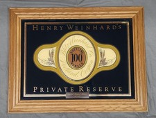 Vintage Framed Henry Weinhard's Private Reserve Wall Art, Limited Edition #1,145 picture