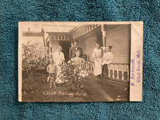 RPPC Grand Marais Michigan Norkowski Family Photo Posted 1911 TH Yarch Posen Mi picture