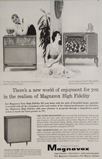 1957 Print Ad Magnavox Cosmopolitan 24