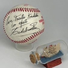 Fidel Castro signed Baseball JSA LOA Rare Inscribed Auto A4638 picture