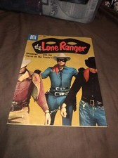 THE LONE RANGER #121 - Lost in Wild Horse Valley - Dell Comics 1958 picture