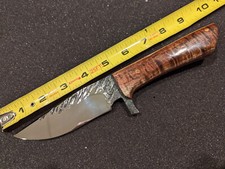 Aerosknives EDC Fxied Blade Knife 80CRV2 Integrated Guard Koa Handle Custom picture