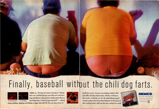 Kemco Nintendo Virtual Boy Virtual League Baseball 1995 Magazine Ad Funny picture