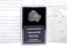 Laâyoune 002 Lunar Meteorite - Authentic Moon Rock, Rare and Certified picture