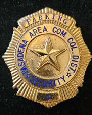 Obsolete Vintage Pasadena California Badge picture