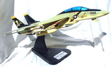 USN F-14 Tomcat  Jet Fighter 1/48 Scale  Model Marked VF-84 & Ship USS Nimitz picture