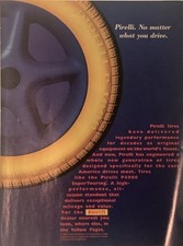 1994 Pirelli Tires PRINT AD P4000 Super Touring No Matter What You Drive VTG 90s picture