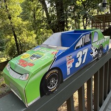 TIMBER WOLF NASCAR RACING Cardboard Car Advertising Display Vintage 1999 picture